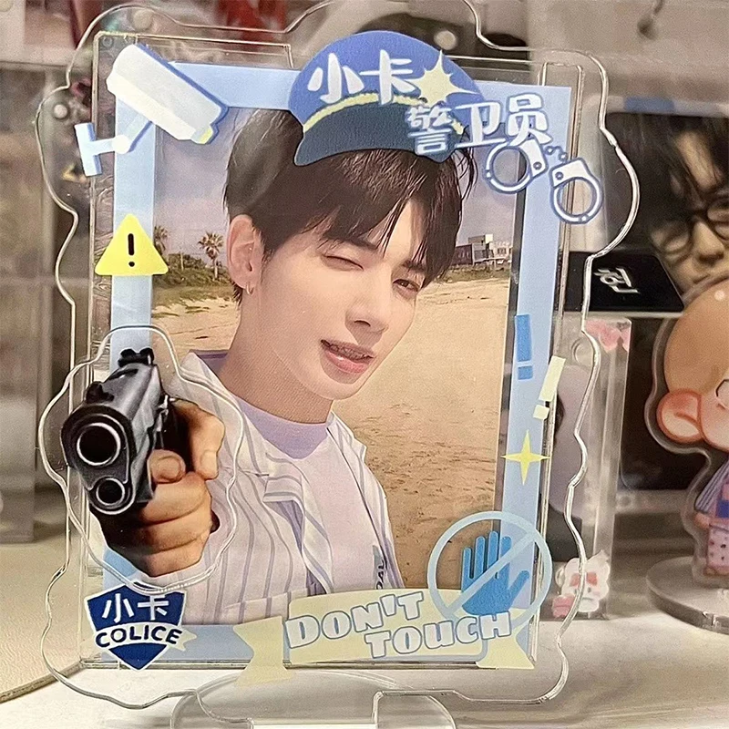 1 Pc Kawaii 3 Inch Kpop Photocard Holder Idol Photo Card Display Holder Small Card Protective Case Kpop Idols Photo Frame Decor