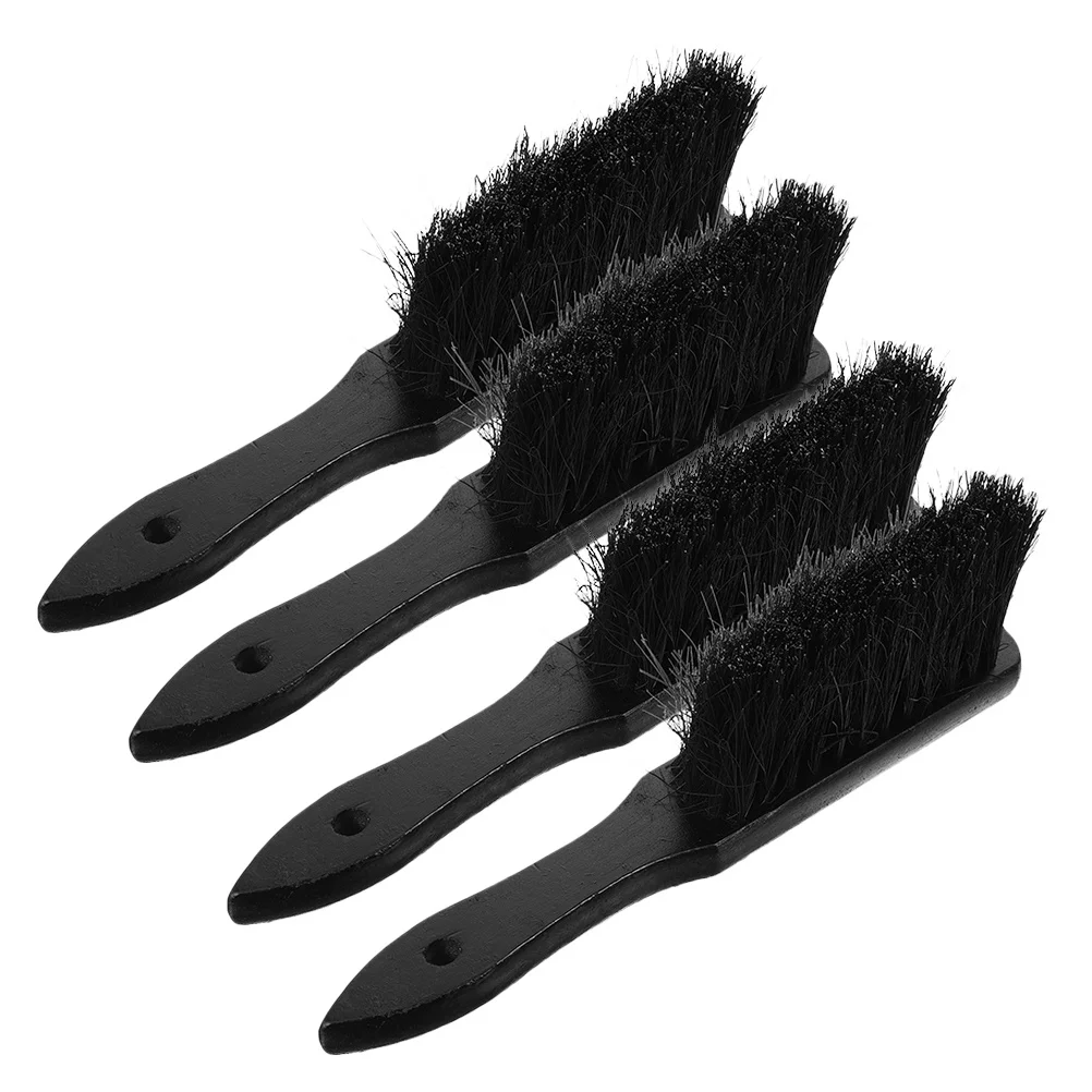 

4Pcs Fireplace Cleaning Brush Kitchen Bench Duster Brush for Stove Mantel Fireplace Tools Set Indoor Dust Cleaning