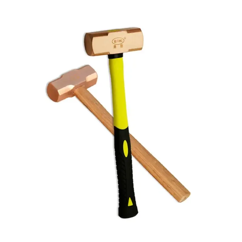 pure copper explosion-proof copper hammer 1P-20 pound wooden handle copper octagonal hammer rubber handle copper h