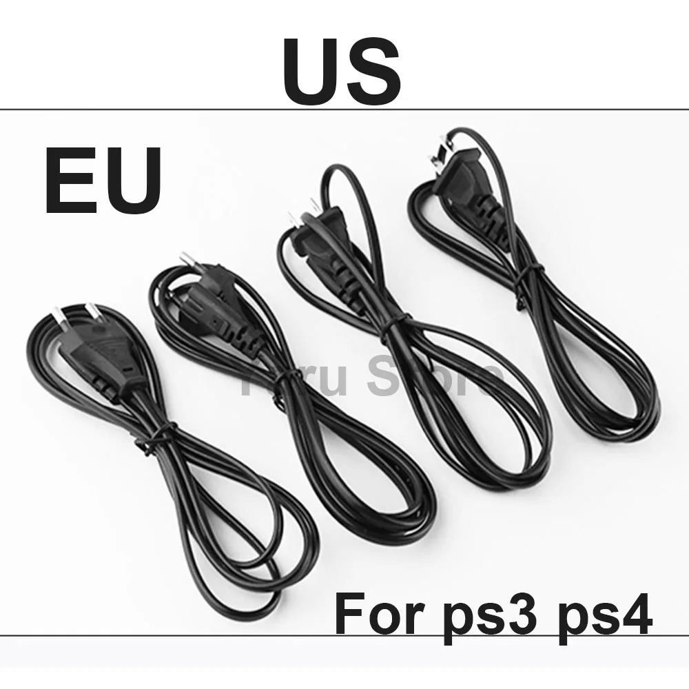C7 AC Power Cable Radio EU US AU UK Plug Power Extension Cord For Sony PS 3 4 Console Battery Charger Laptop Samsung TV Speaker