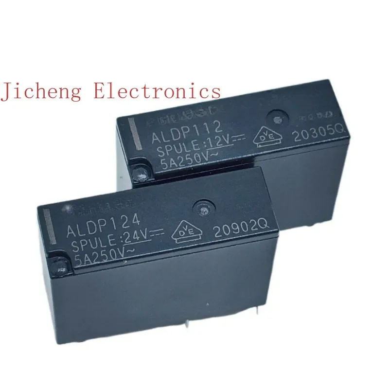 

10PCS ALDP112W ALDP124W 12V 24V 4-pin 5A set of normally open power relays, original