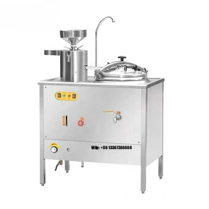 Commercial Gas Pressure Soya Bean Milk Grinding Machine Soybean Milk Making Machine with Core Motor Component