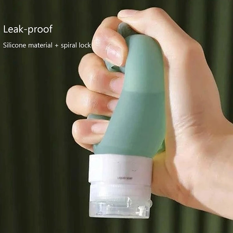 大口径シリコントラベルボトル,ポータブルトラベルボトル,取り付けが簡単