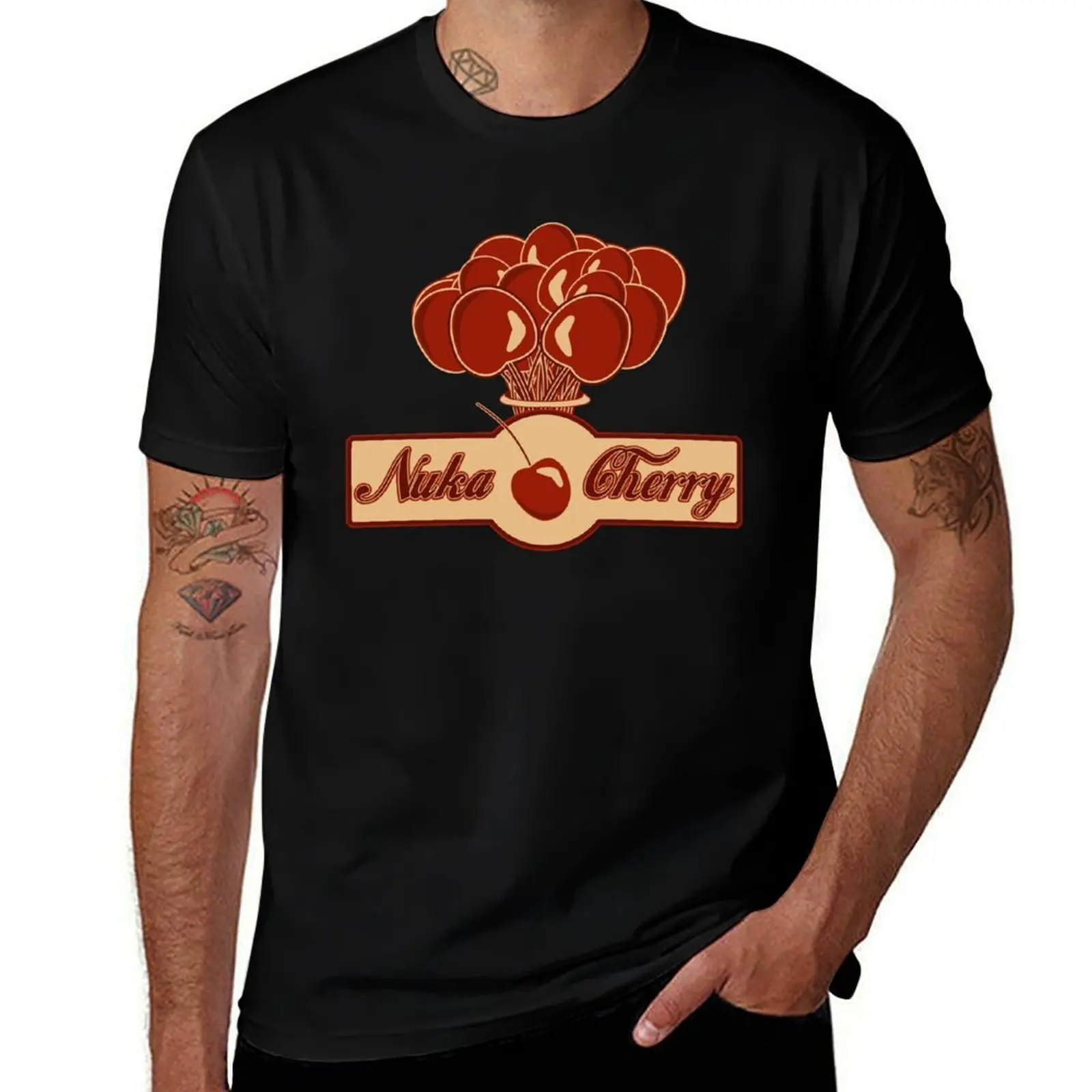 

Nuka Cherry T-Shirt man t shirts graphic man t shirt graphic t shirts cotton 100% T-shirt