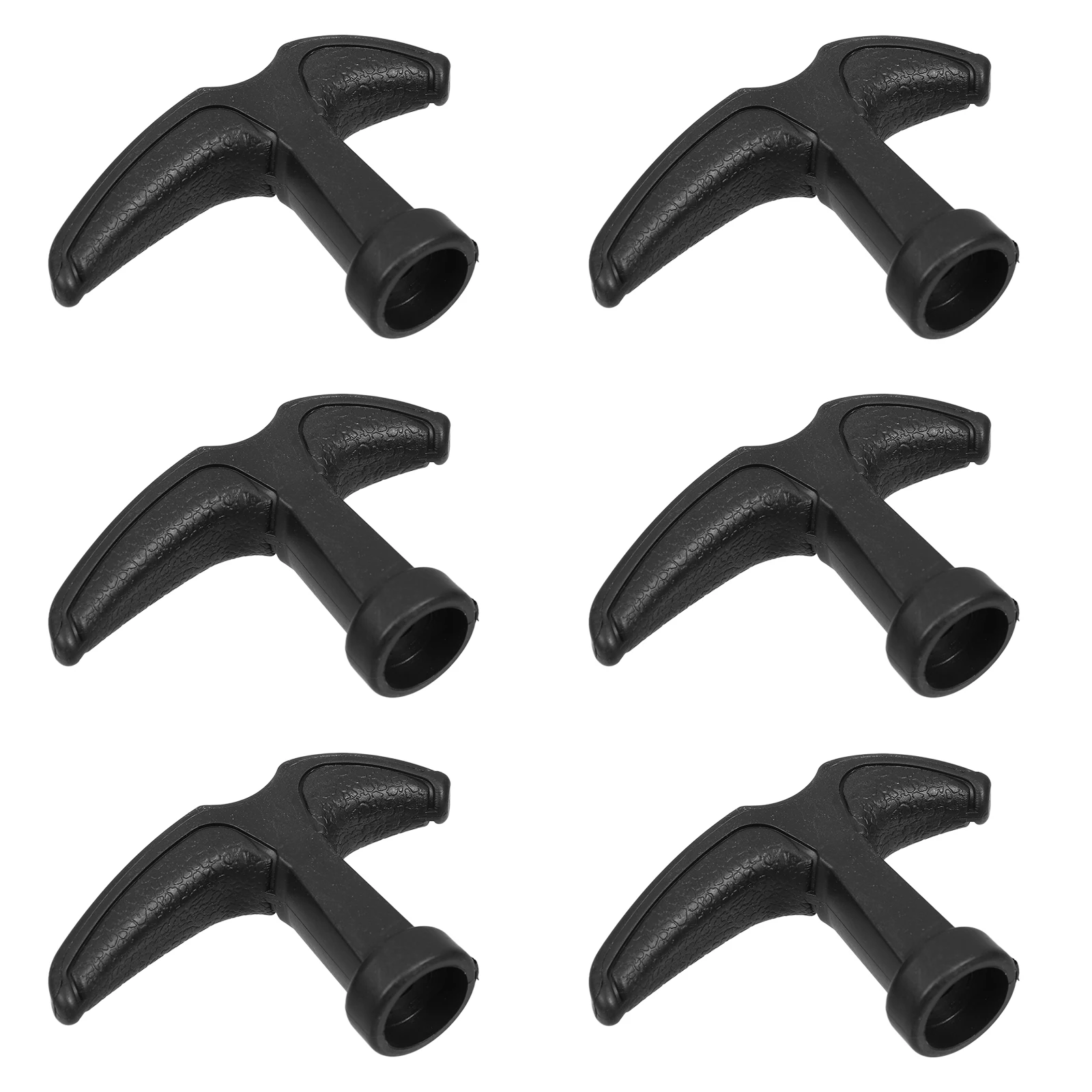 

6 Pcs Lawn Mower Starter Handle Grip Replacement Assist Lawnmower Part Pull Generator Push