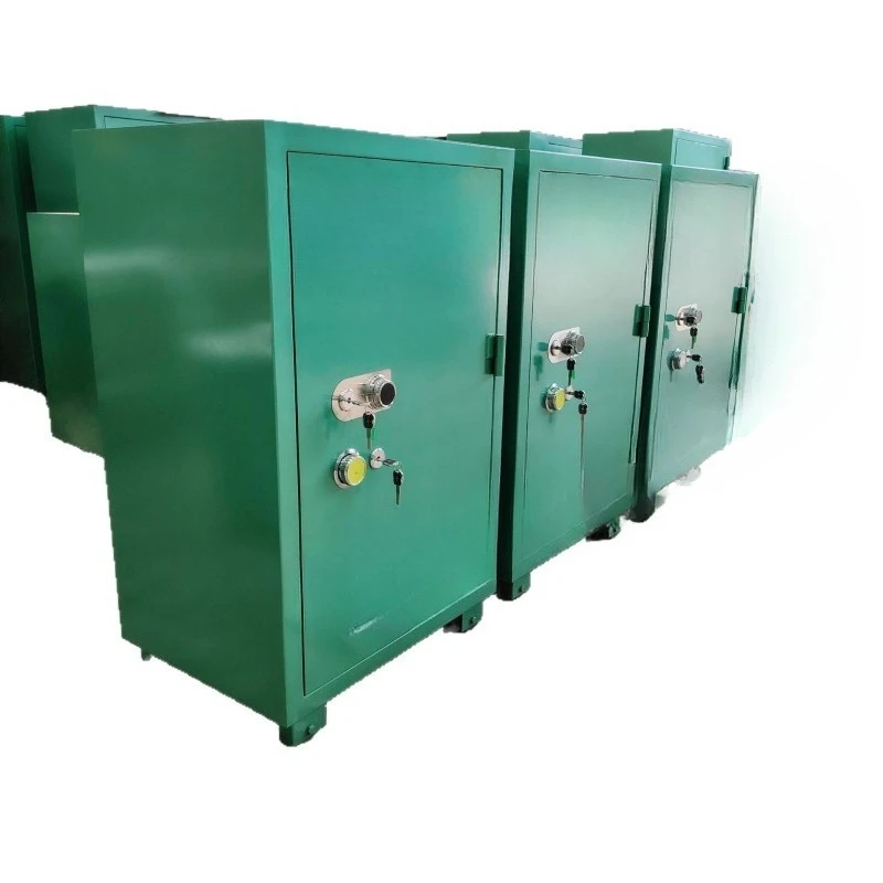 Equipment storage cabinet, detonator box storage cabinet