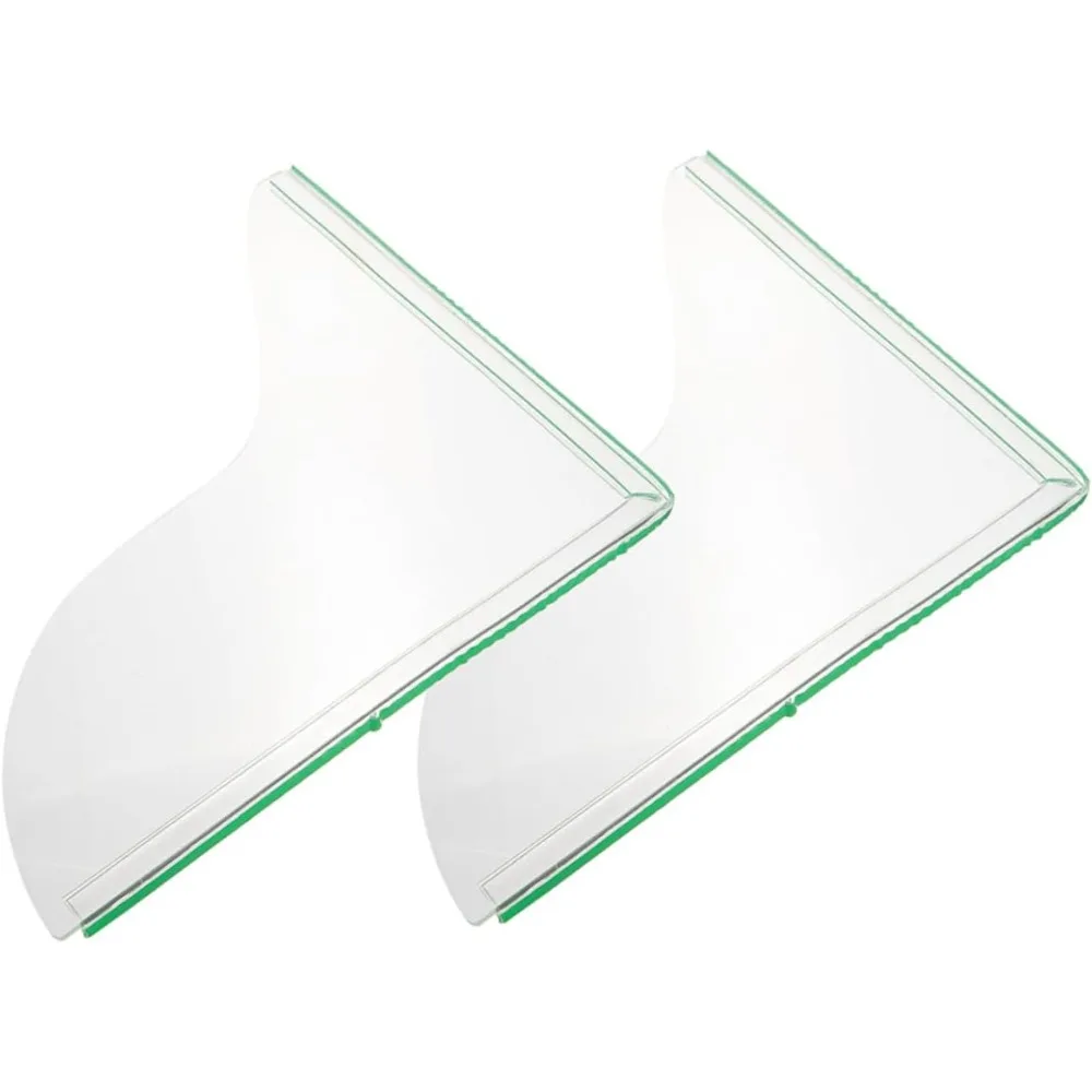 

1 пара съемных брызговиков для ванны - прозрачный акриловый блокатор для капель воды для душа для ванны - угловая защита от брызг для предотвращения попадания воды