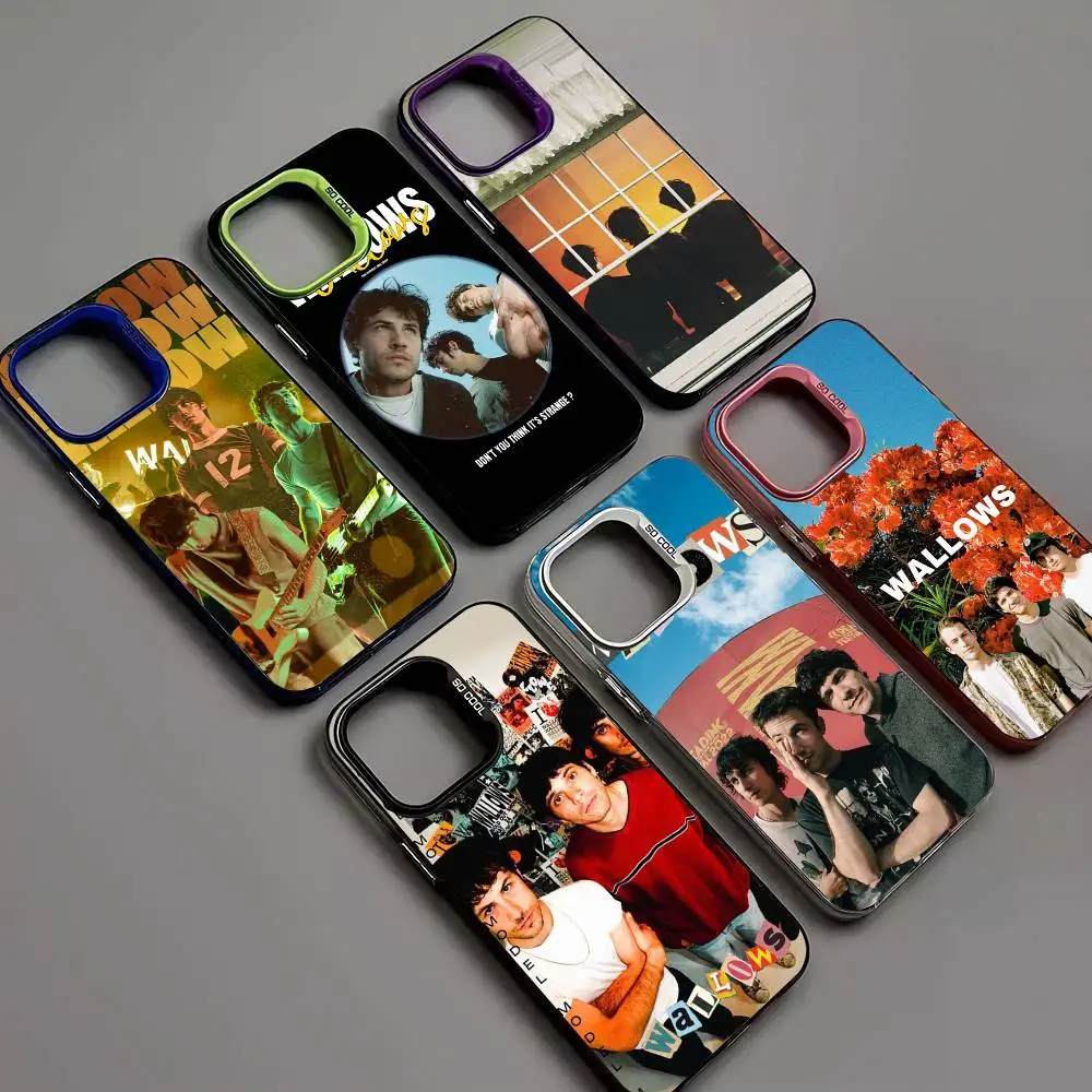 Indie Rock Wallows Band Phone Case For IPhone 17 16 15 14 13 12 11 Pro Max Plus Color Silver Cover