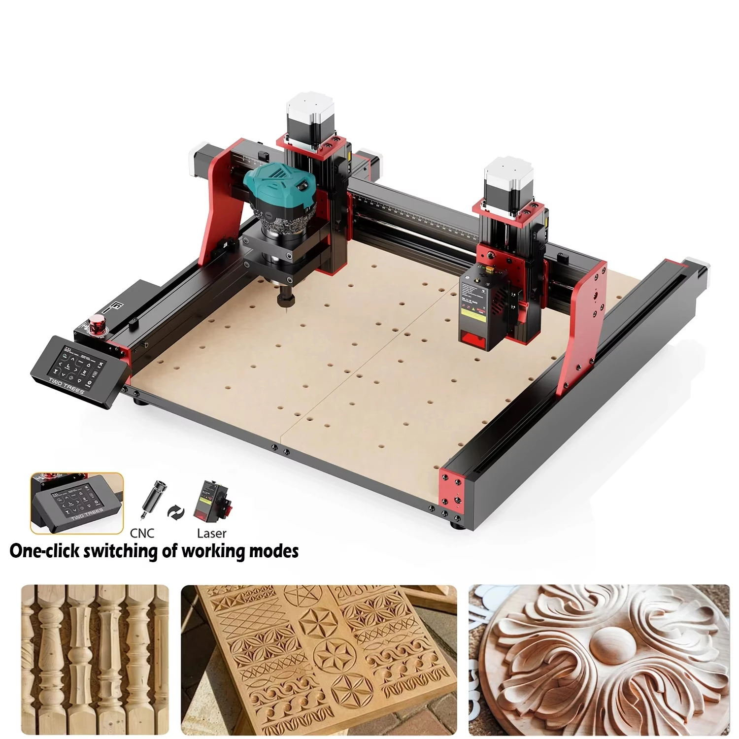 

TTC450 Pro Automatic CNC Router Machine Multi-Spindle Woodworking for PVC Wood Carving Desktop Desktop CNC Routers