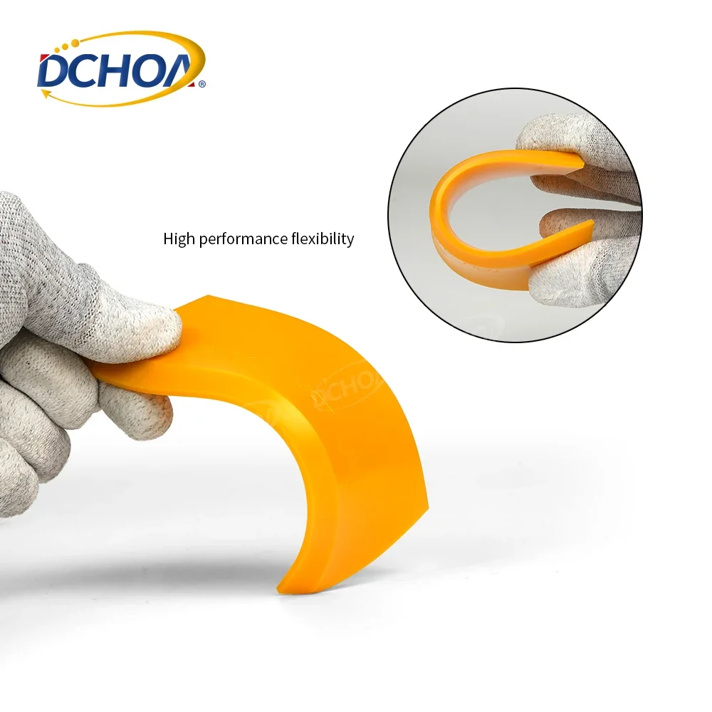 DCHOA Yellow Soft Squeegee Grip Handle Car Window Tint PPF Vinyl Wrap Film Installation Water Removal Car Care Tool