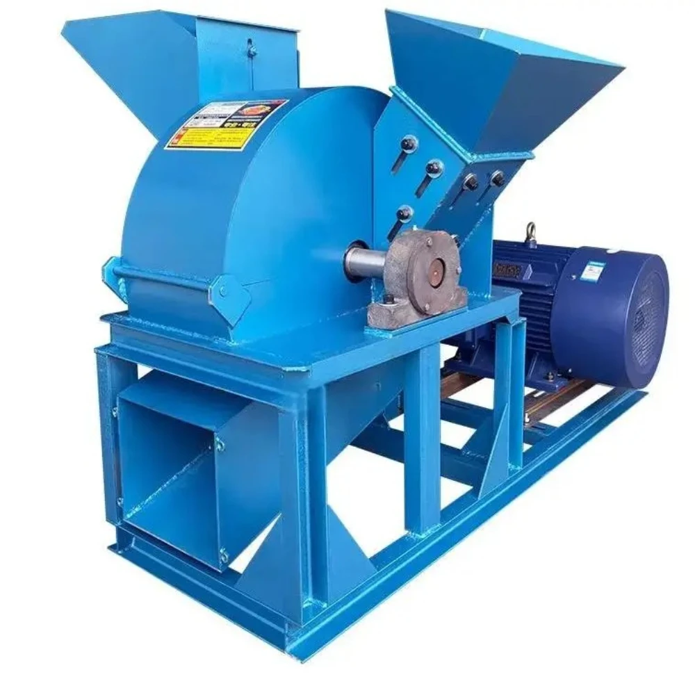 800-1500 kg Tree Branch Sawdust Mushroom Wood Chip Wood Crusher Mobile Wood Shredding Branch Crusher