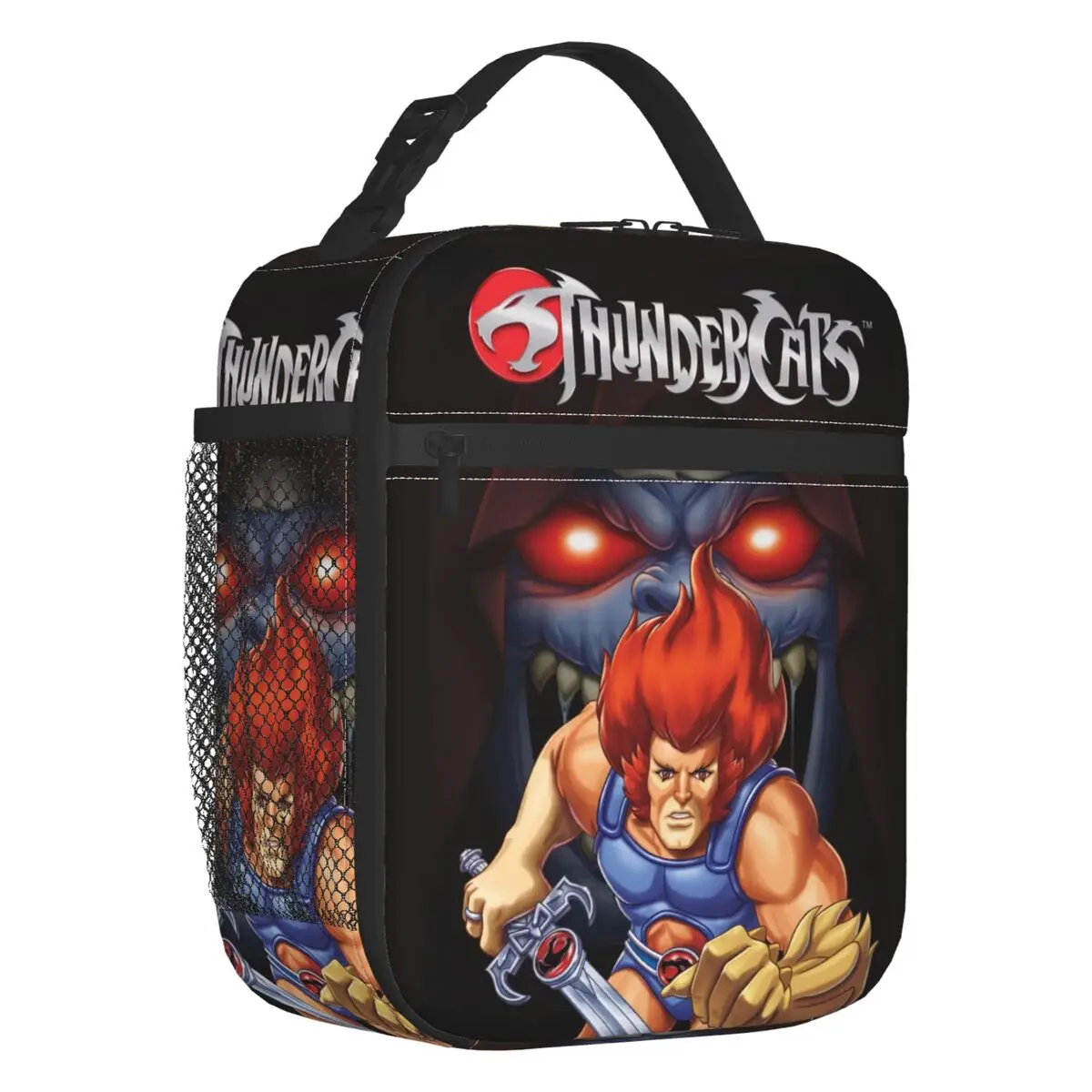 

Custom Thundercats HiMan Lunch Bag Men Women Cooler Thermal Insulated Lunch Boxes for Student School