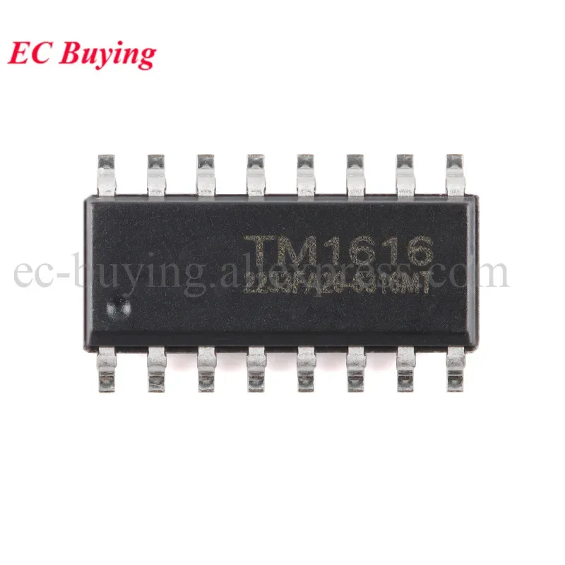 10/1pcs TM1616 (TA1323C) SOP-16 1616 SOP16 LED Drive Control IC Chip New Original