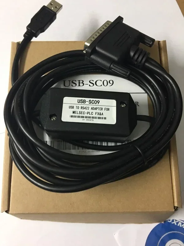 USB-SC09 with Big Head FX and A Series PLC Programming Line Data Line Download Line FX0/FX0S/FX1S/FX0N/FX1N/FX2N/A