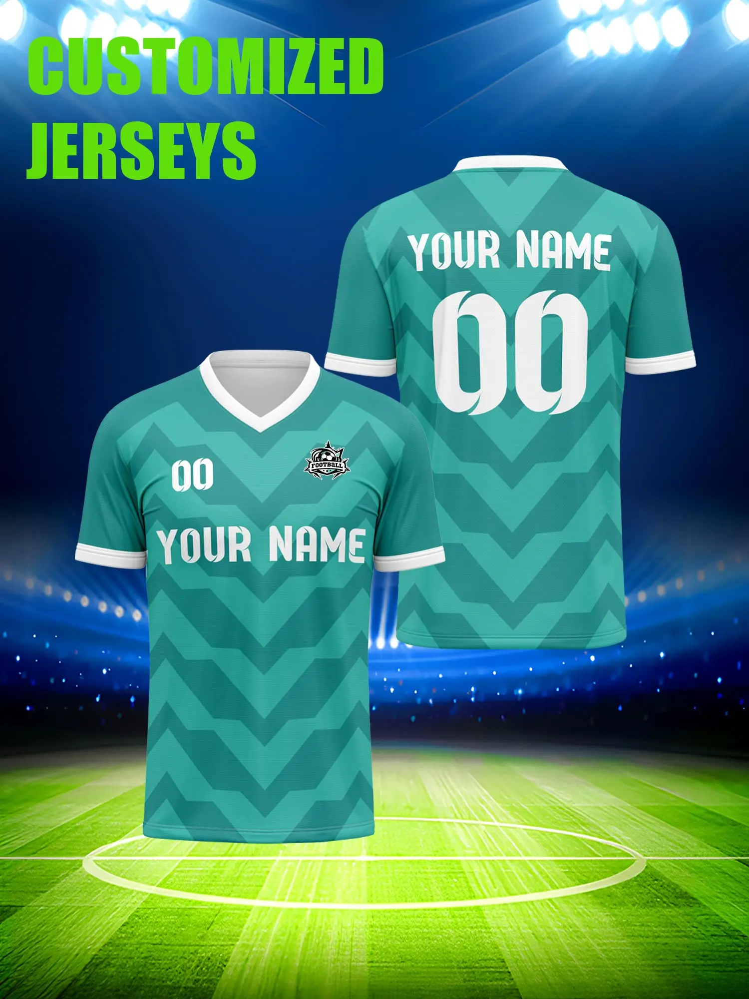 

Футболка для футбола с индивидуальным изображением, номером и именем, летняя, вентилируемая, охлаждающая, дышащая спортивная майка