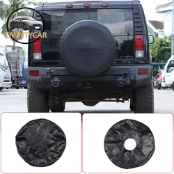 2 Styles Car Rear Spare Tire Protective Cover Protector Pouch Car Accessories For Hummer H2 2003-2009 Car Styling