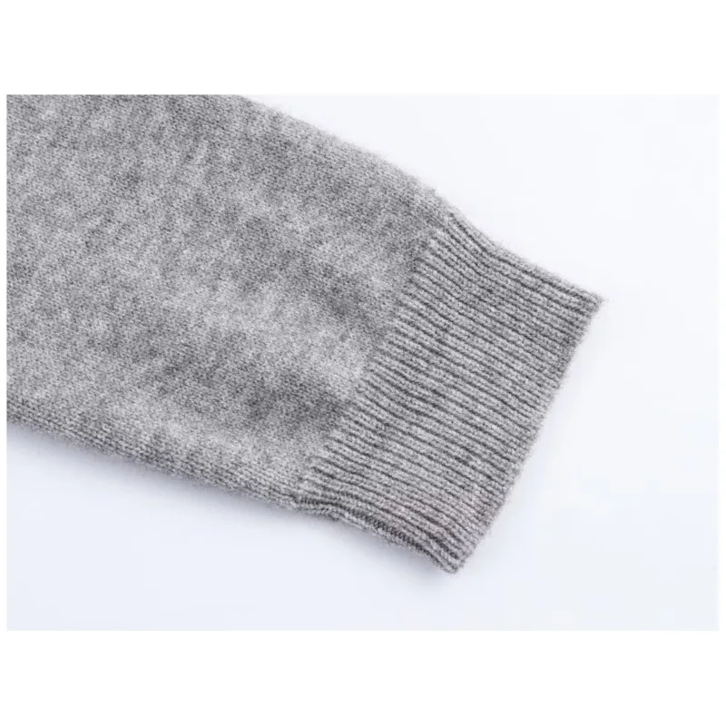 Women Simple Cardigan with Button Autumn Elastic Knit Casual Women's Plain Top Ribbed Trim Long Sleeve Female Sweater