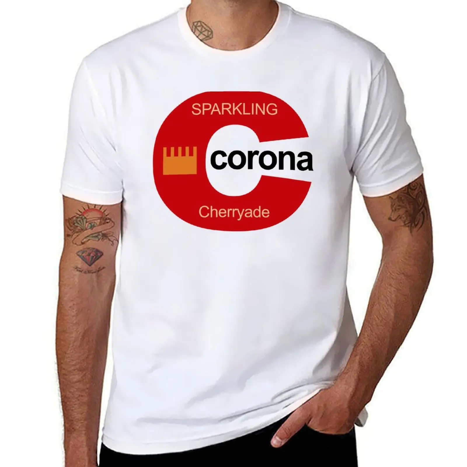 

Corona Cherryade' Logo (1970s-80s) T-Shirt clothes customs design your own man t shirt anime stuff mens vintage t shirts