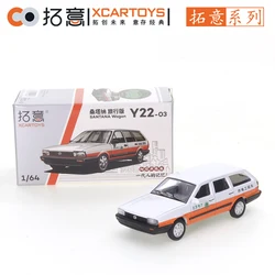 XCARTOYS 1/64 Volkswagen Santana Beijing Electric Power Engineering Vehicle Kids Toys Cars Diecast Metal Model for Boys