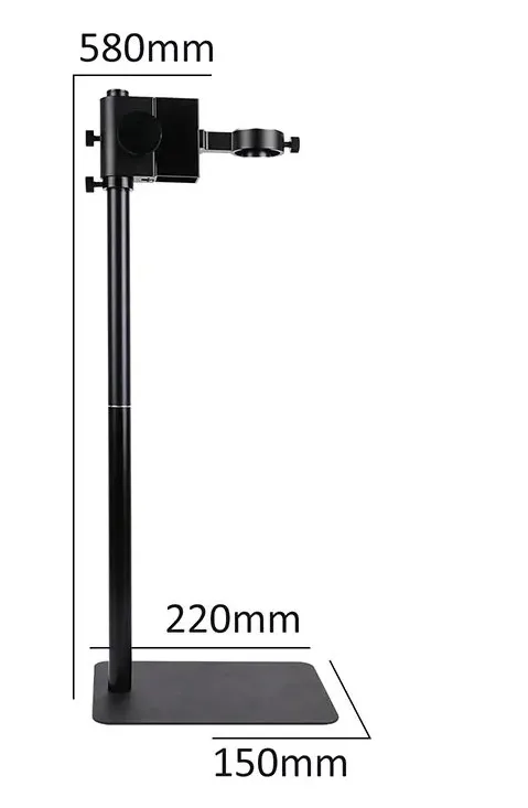 Monocular Microscope 60MP 4K Camera 150X Working Distance 100cm Lens Ring Light for Repair Phone