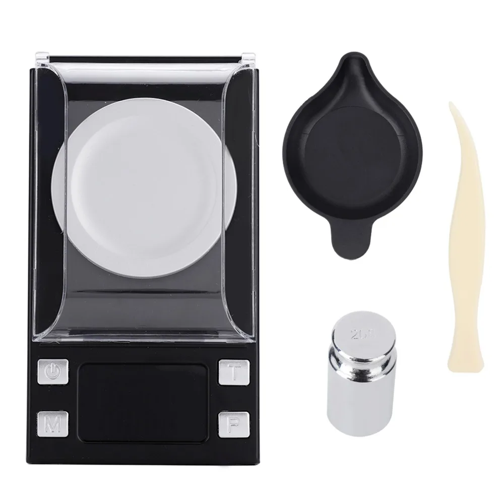 

Portable Black Color Jewelry Scale LCD Display Plastic Material Digital Scale Weighing Scale Gold Weighing
