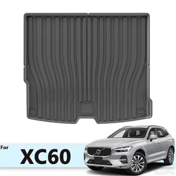 For Volvo XC60 2018-2022 2023 2024 2025 Car Rear Trunk Mats Cargo Liner Custom Fit TPE Waterproof Cargo Cover Car Accessories