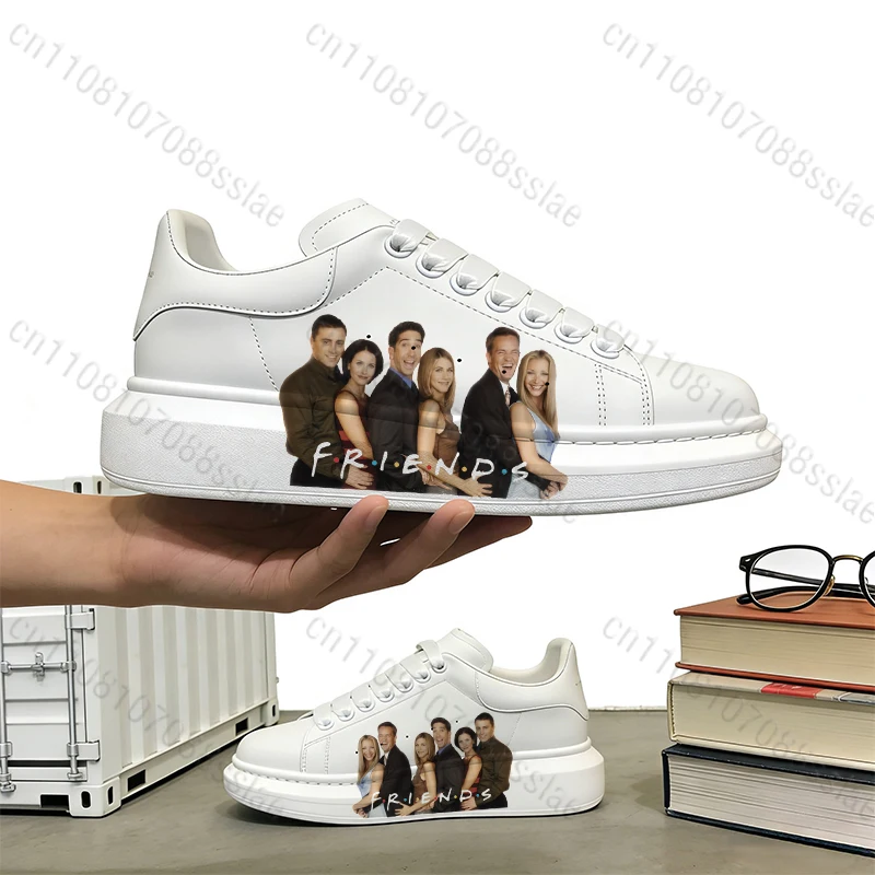 

FRIENDS Adult woman mans High Quality trendy breathable non-slip comfortable fashion White Minimalist soft sole shoes