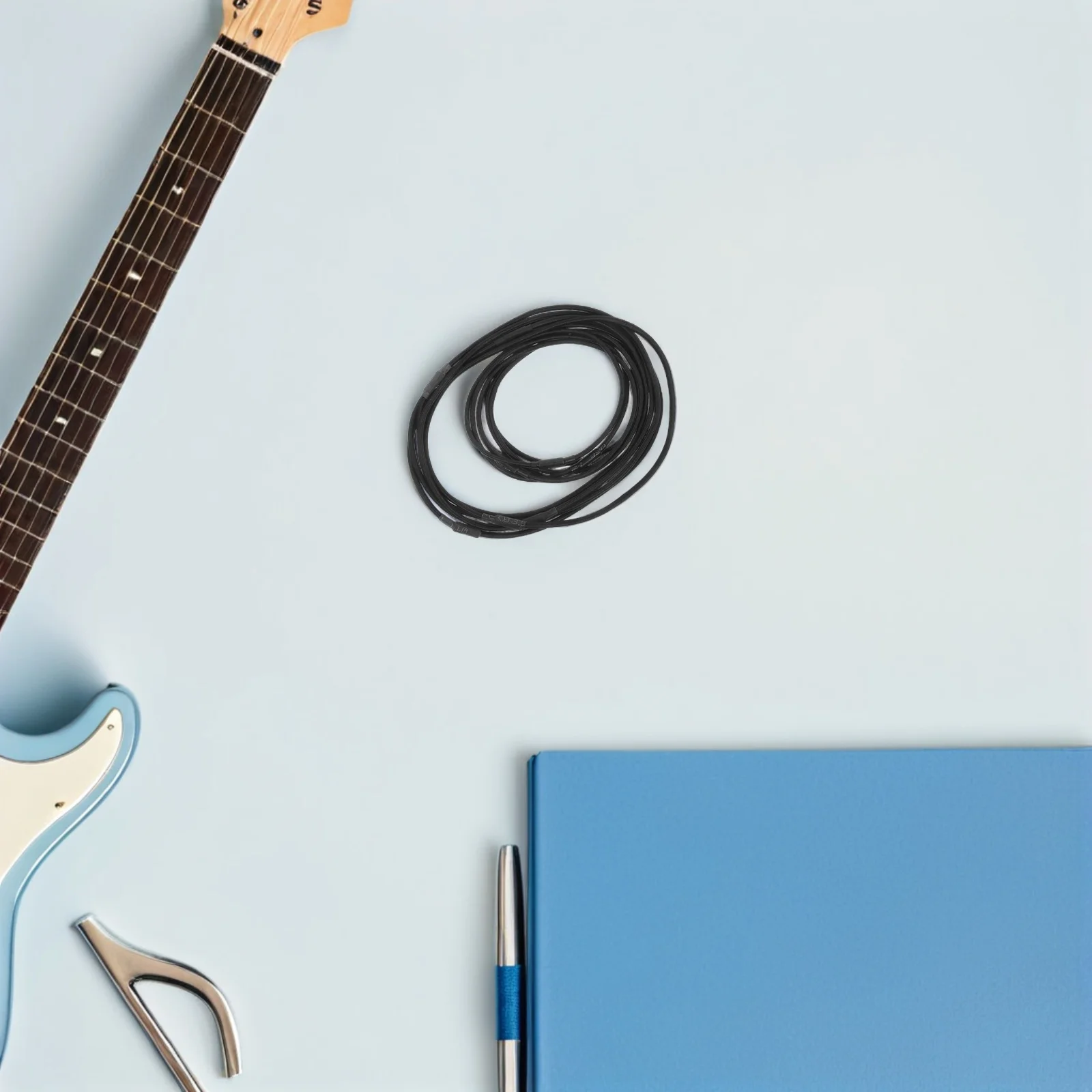 

12Pcs Black Elastic Bands Replacement for Microphone Shock Mount Rubber Rings Universal Anti-Vibration Clips High Efficiency