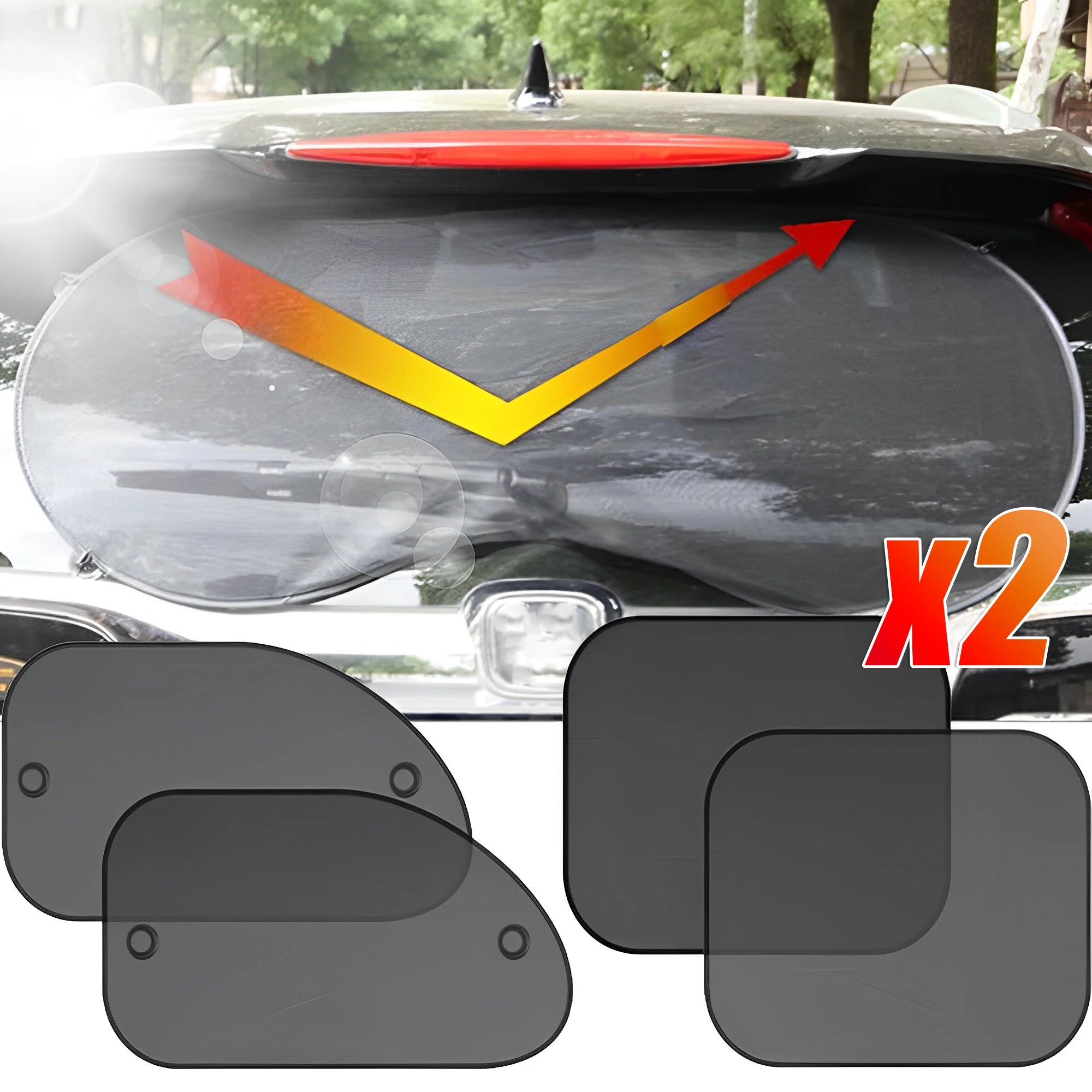 

Car Sunshade Covers UV Protection Sun Shade Windscreen Fold Visor Reflector Windshield Car Window Sunshade Protector Accessories
