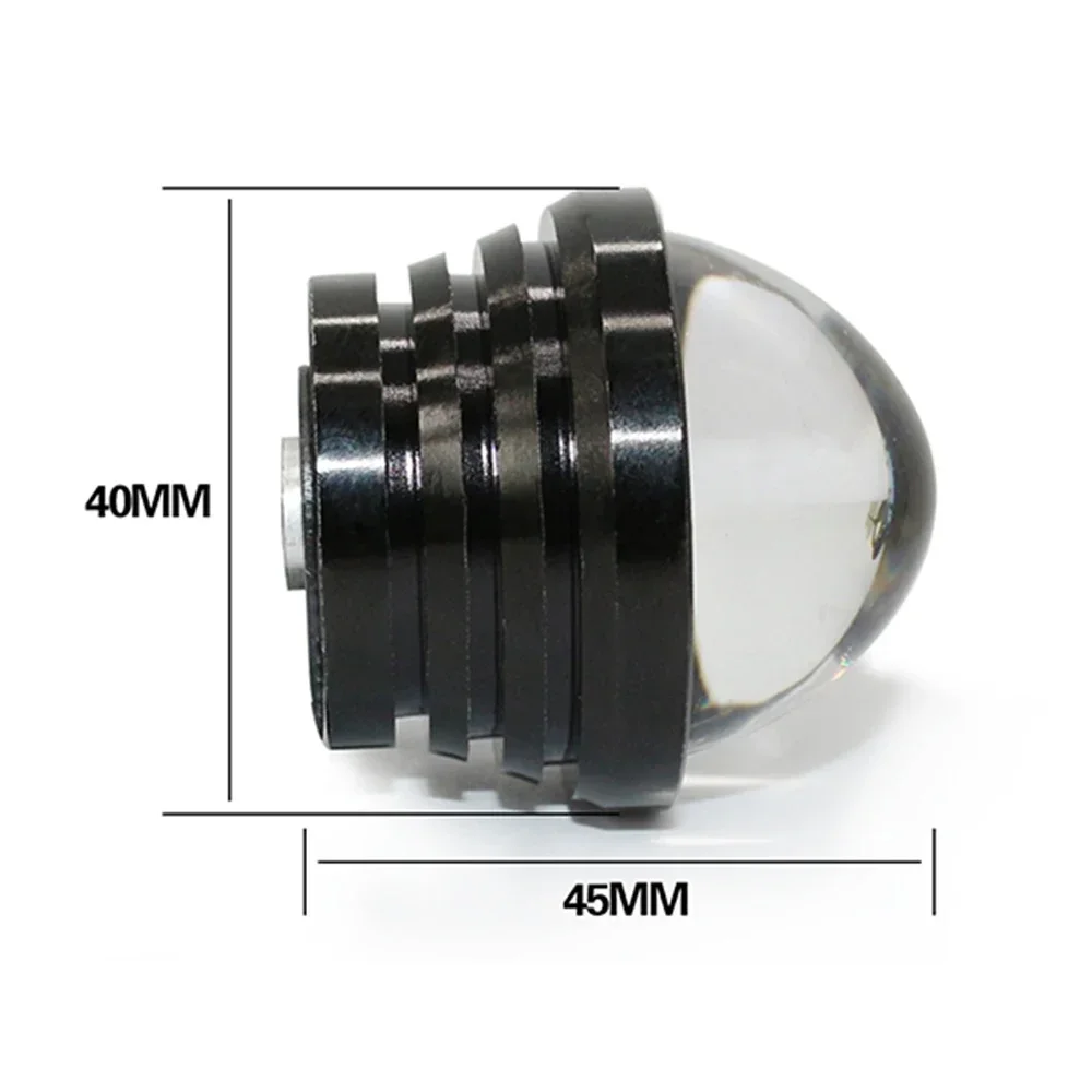 2PCS CAR Led Light Fog Lamp Daytime Running Lights Drl External Fish Led Eagle Eye Automobile Strobe Flash Lamp With Bracket