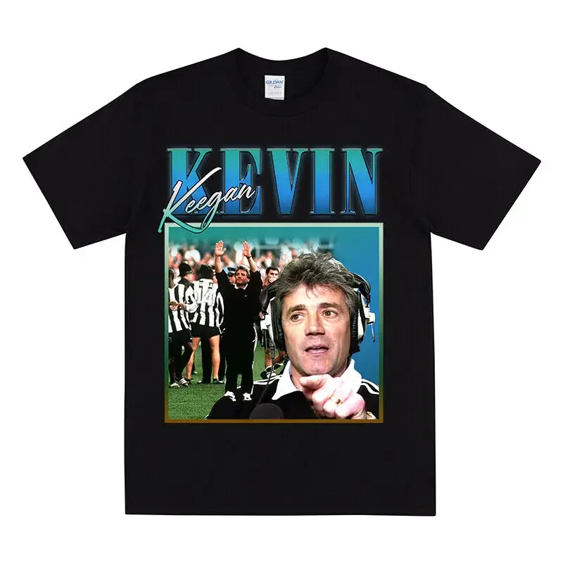 Kevin Keegan Shirt Vintage Fußball T-Shirt für New castle Utd Fans Nufc T-Shirt