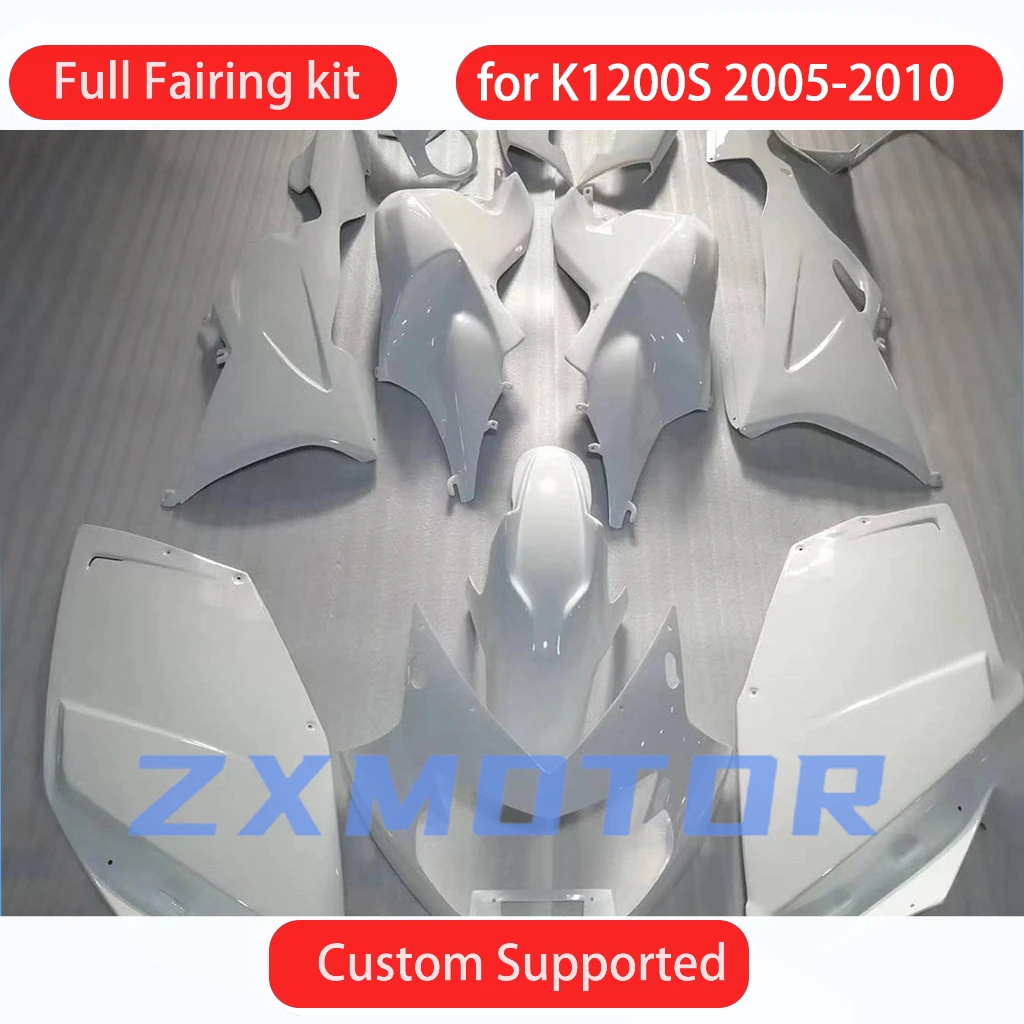 For BMW K 1200S 2005 2006 2007 2008 2009 2010 Hot Style Fairing Kit K1200S 05 06 07 08 09 10 Prime Injection Bodywork Fairings