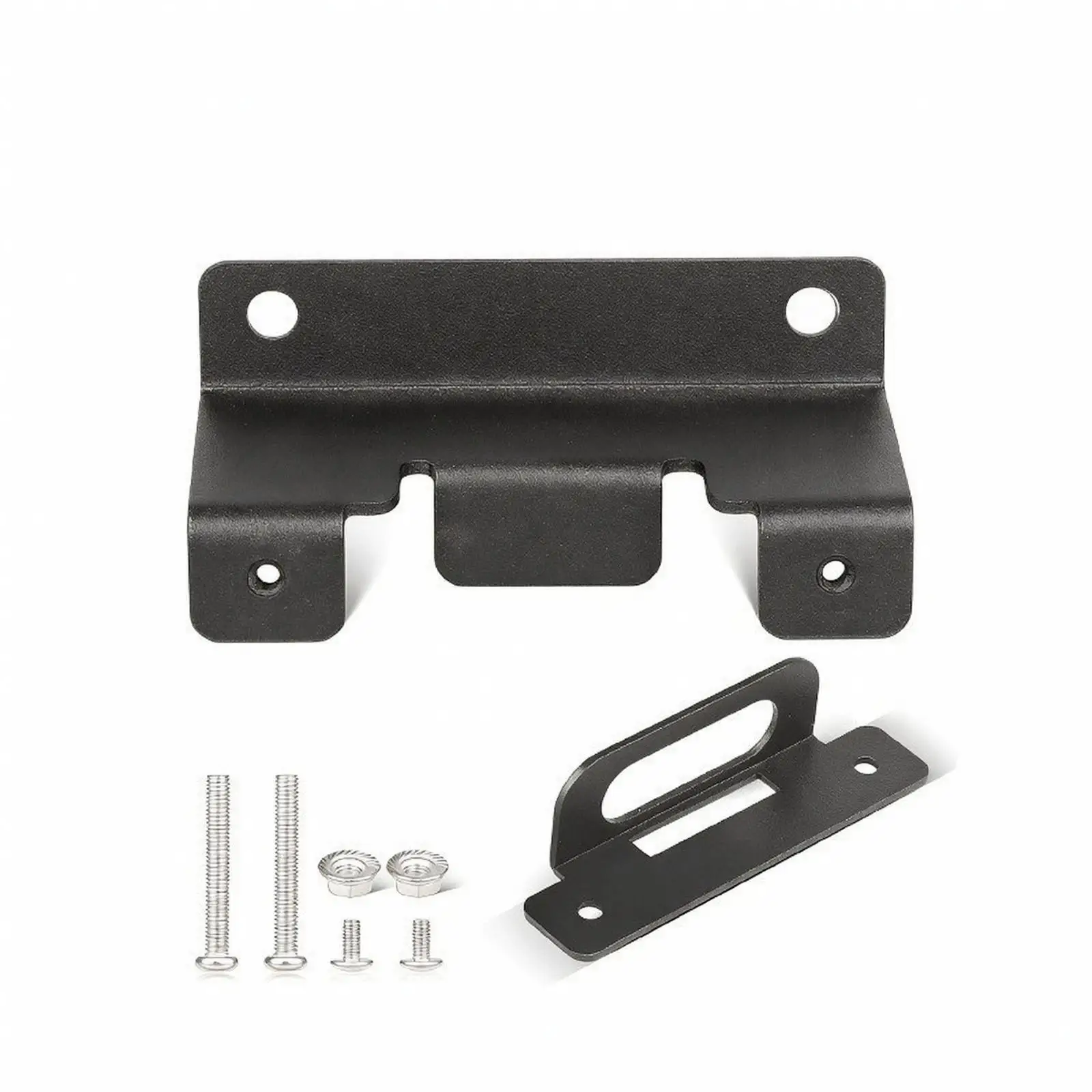 Versatile Metal Trailer Connector Bracket for Standard 4 Pin Flat Plug with Split Plate Design for Car Trailer Towing Use