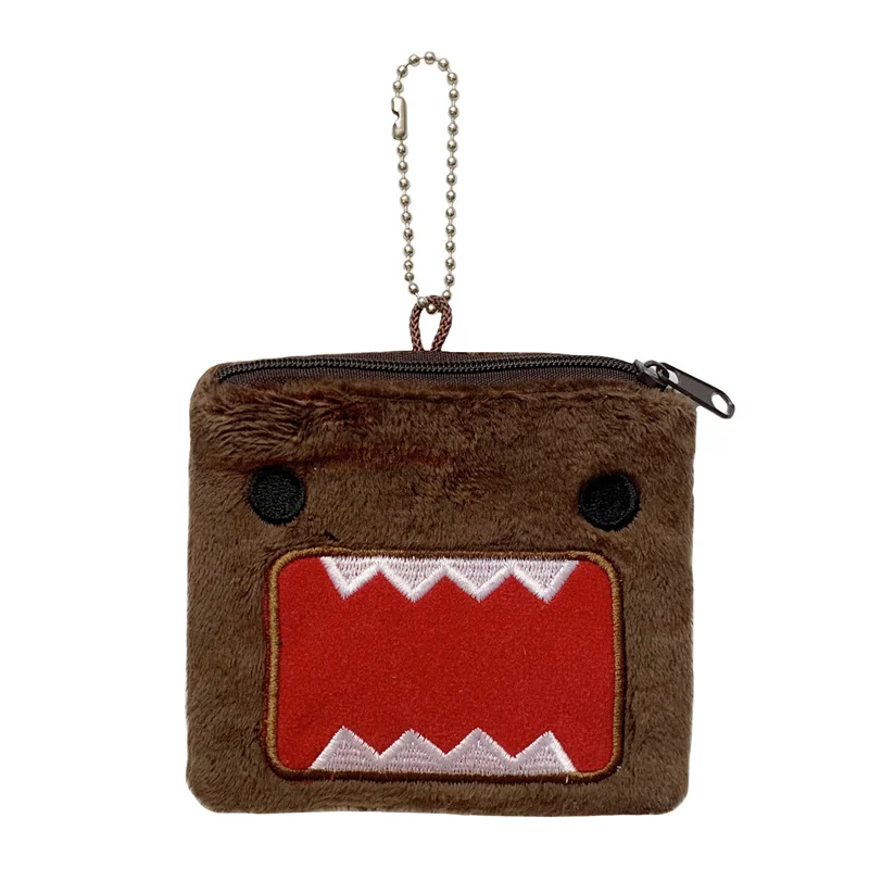 

Domo Kun Plush Coin Purse Wallet Fashion Anime Square Coin Pouch Case Cute Bag Keychain