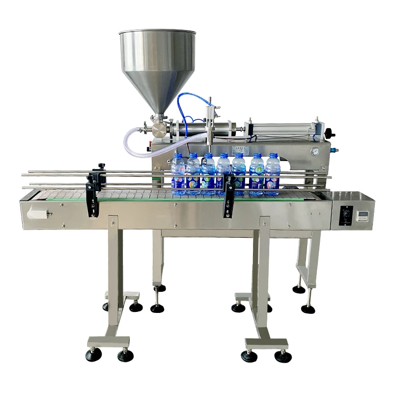 Customized Semi-Automatic Volumetric Filling Machine for Cosmetics Toothpaste Tahini Ketchup Peanut Butter for Glass