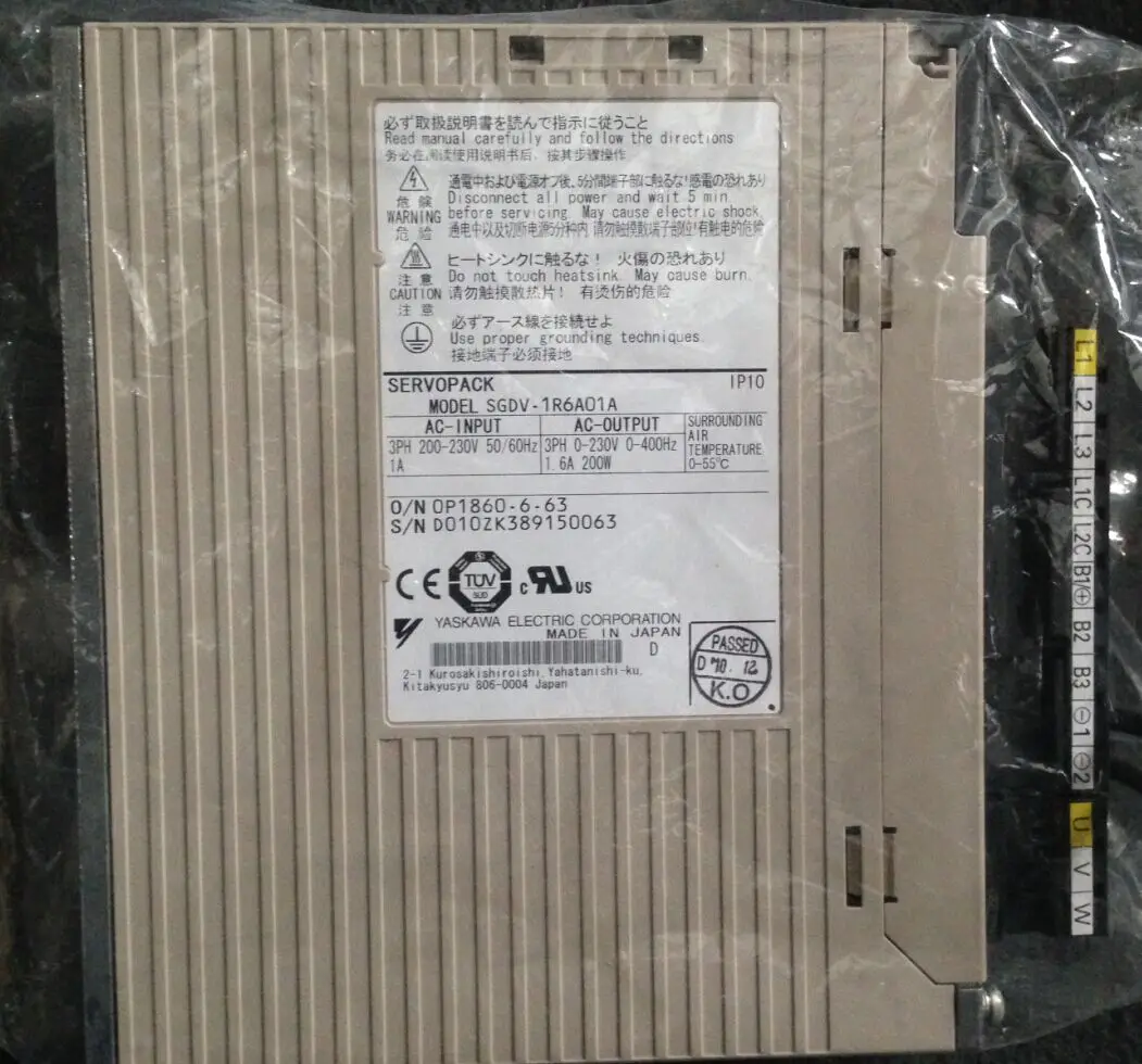 SGDV-R90A11A Yaskawa Drive 100W Shipped On The Same Day, Available In Stock.