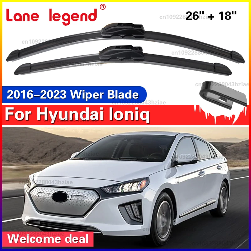 Für Hyundai Ioniq 2016-2023 Frontscheibe Wischer Klingen 2 stücke Windschutzscheibe Fenster Zubehör 2017 2018 2019 2020 2021 2022
