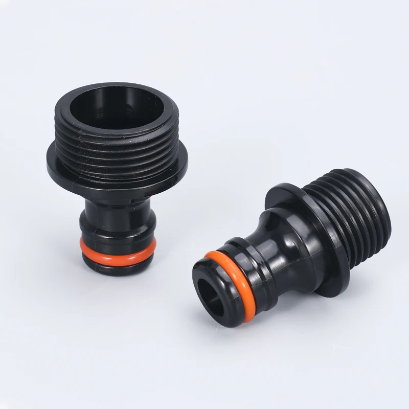 Black Plastic IBC Tank Tap 60mm Coarse Thread Fitting 1000L Water Container Pipe Connector Durable Garden Hose Pipe Adapter