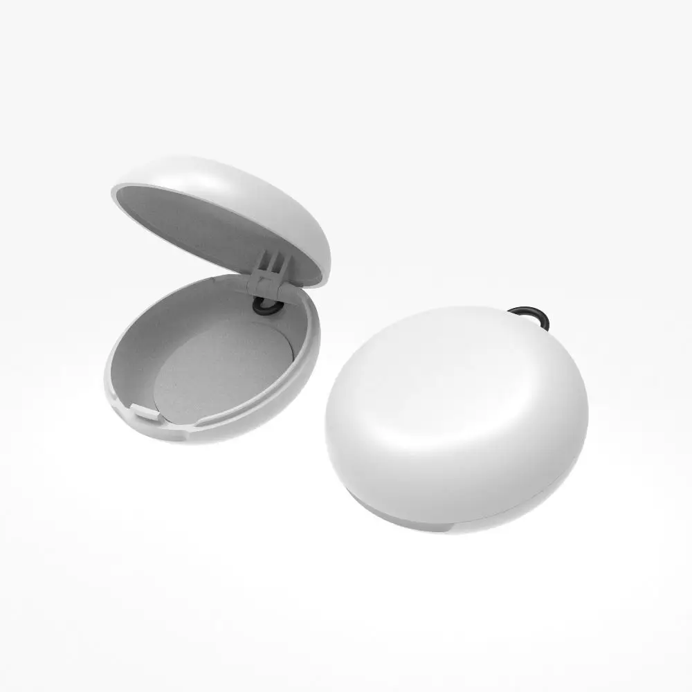 New Plastic Soundproof Earplug Box Round Shape Mini Mini Earplug Case Portable Earplug Box Craft Storage