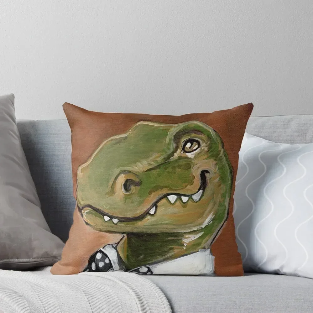 Dapper Trex Throw Pillow Cushion Cover For Sofa luxury throw pillow covers pillow