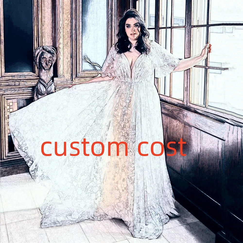 

2024 New Custom Cost For Wedding Dress 23112703