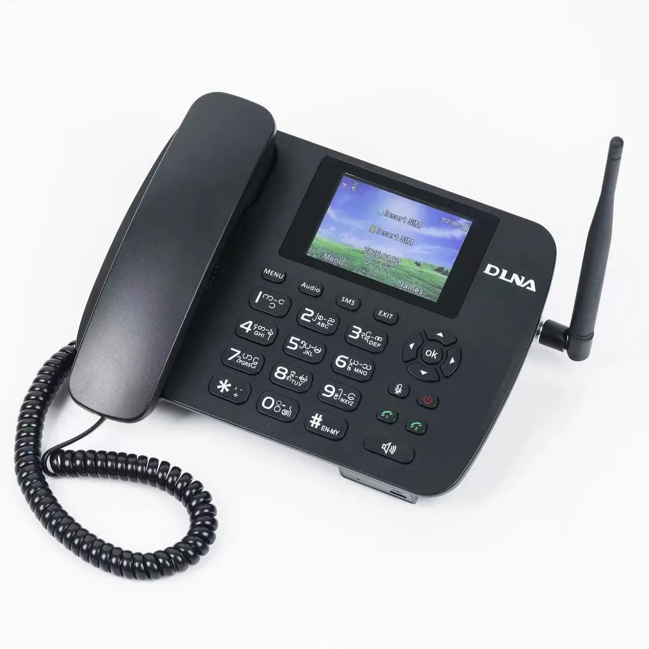 GSM Wireless Fixed-line Phone GSM Dual Card Super Signal Wireless Landline DLNA ZT9100