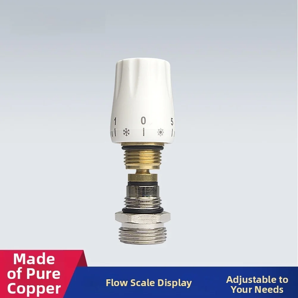 Manual Lift Type Manifold Valve Core Copper HPb57-3 Material G1/2 Inlet G3/4 Outlet for Hydronic Heating Systems
