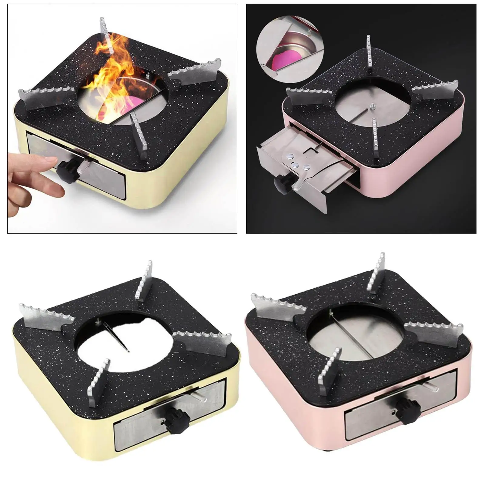 Aluminum Alloy Alcohol Stove Lightweight Kitchen Equipment Portable Spirit