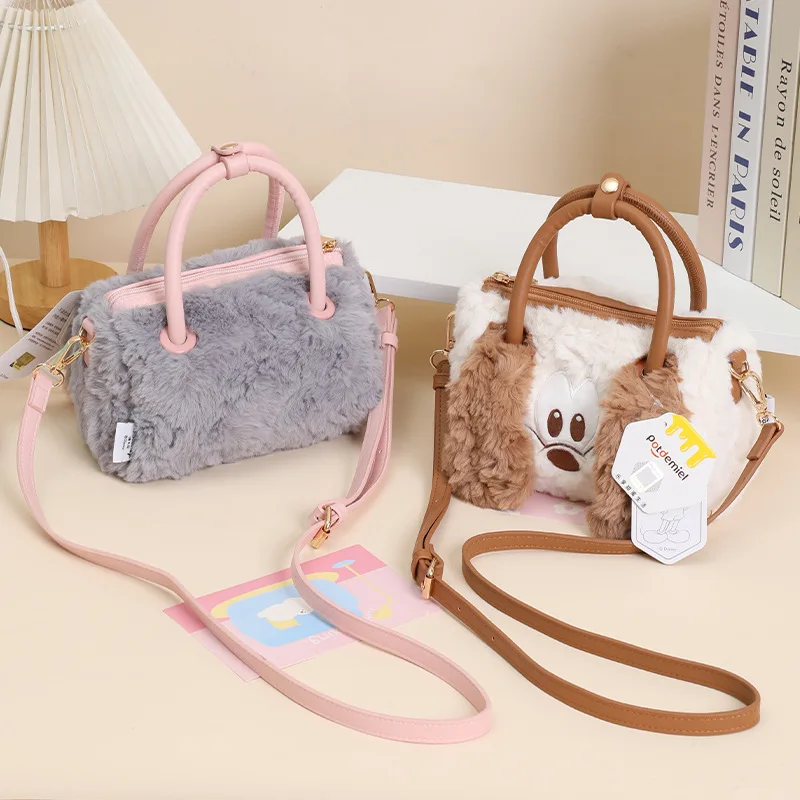 Nowa pluszowa torebka na jedno ramię Judy Stitch Eeyore Bruto, pluszowa lalka, duża pojemna torba cylindryczna, lalka, torebka crossbody.