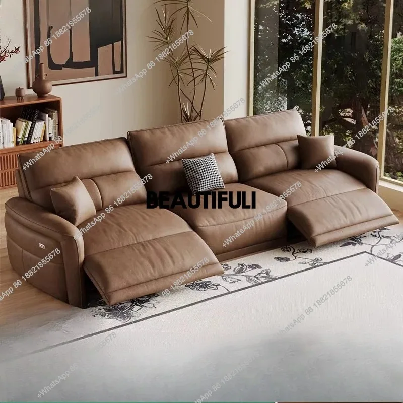

E182 Full Size Loveseat Electric Sofa Waterproof Modern Luxury Lazy Sofa Living Room Love Seat Italian Divano Soggiorno Furnitur