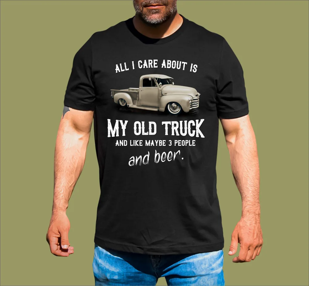 MY OLD  TRUCK T-SHIRT Anime Graphic T-shirts for Men Clothing Women Tees Y2K tops Unisex Summer Short SleeveAnime  T-shir