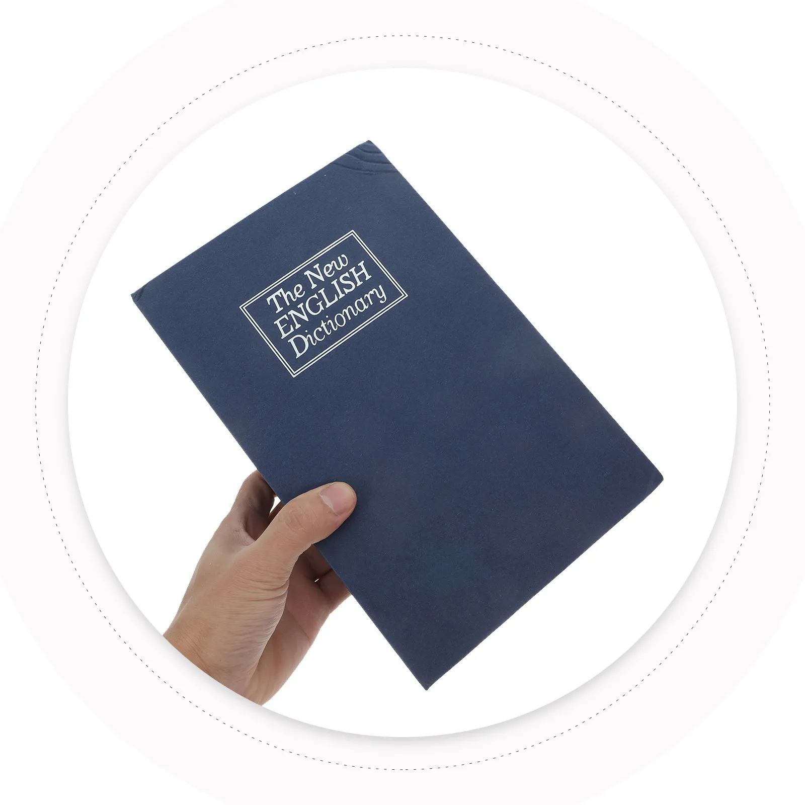 Book Shaped Safe Box For Secret Compartment Book Password Lock Stainless Steel Paper Construction Large Capacity