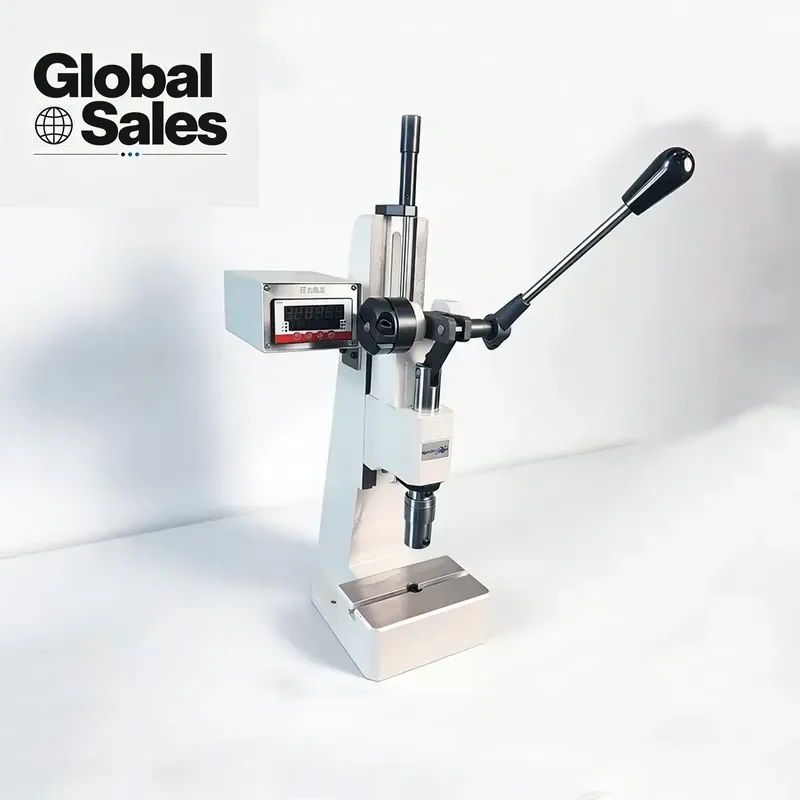 Longxin AHP-1-R-S High Performance 12KN Linkage Manual Press with Self-locking Function and Pressure Digital Display