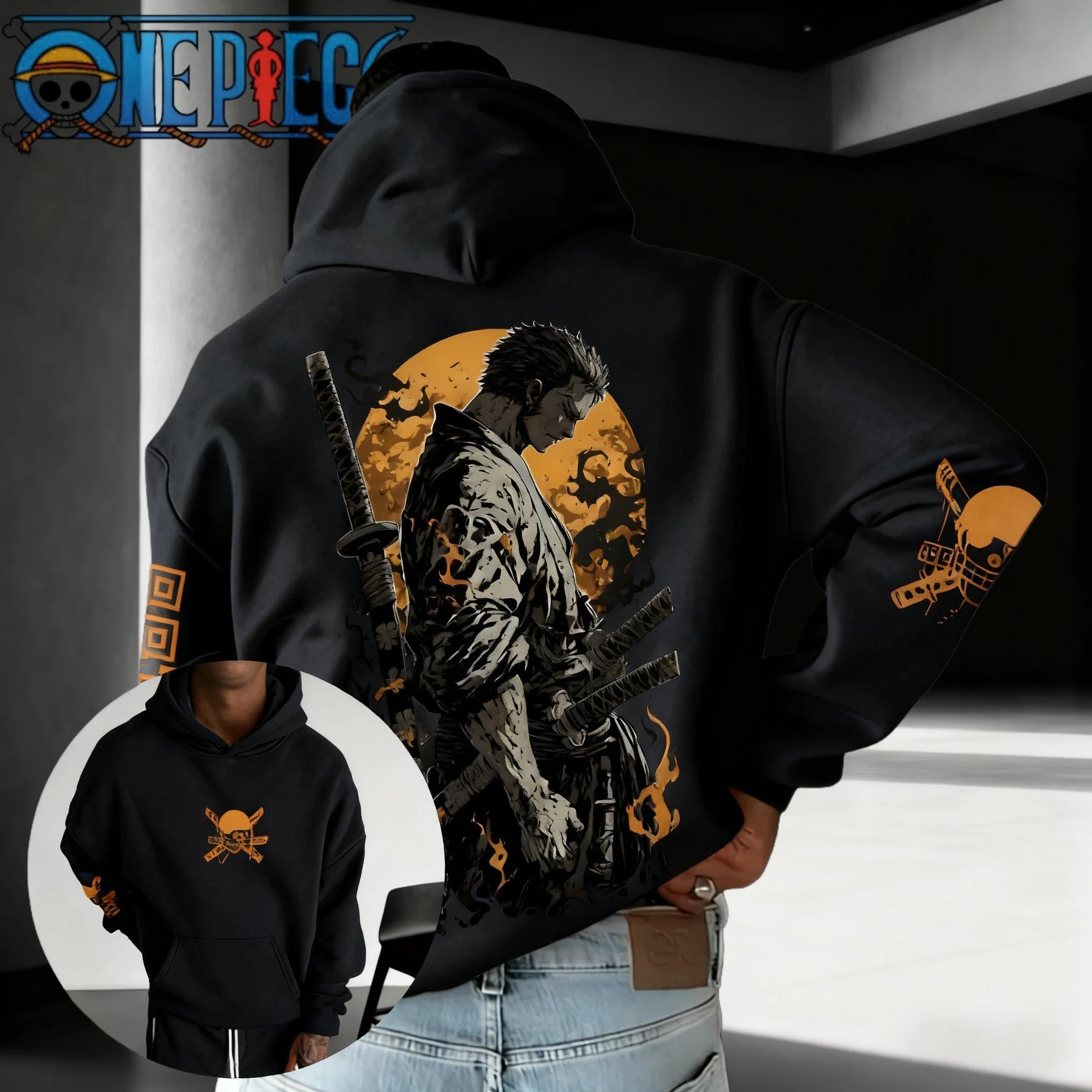 

ONE PIECE 2025Autumn/Winter New Hot Selling Men's Women's Hooded Sports Shirt Anime Printed Street Clothing Casual Cotton Hoodie